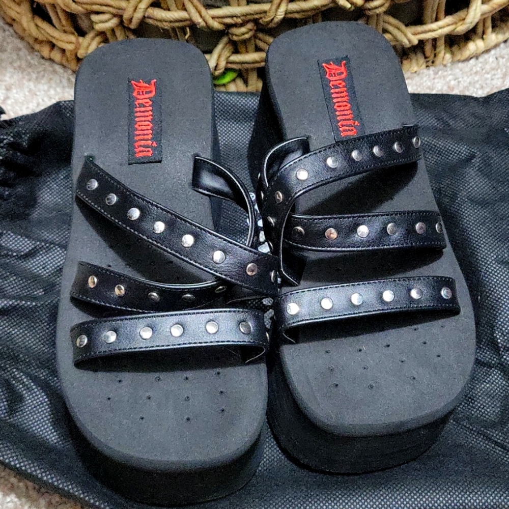 Demonia platform sandals